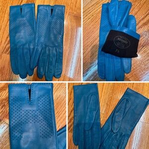 Hermes leather gloves 7.5